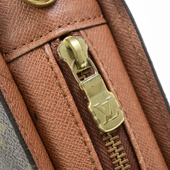 LOUIS VUITTON Orsay Clutch Hand Bag Monogram Leather Brown France - Picture 9 of 15